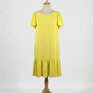 DKNY Sunny Yellow Midi Dress